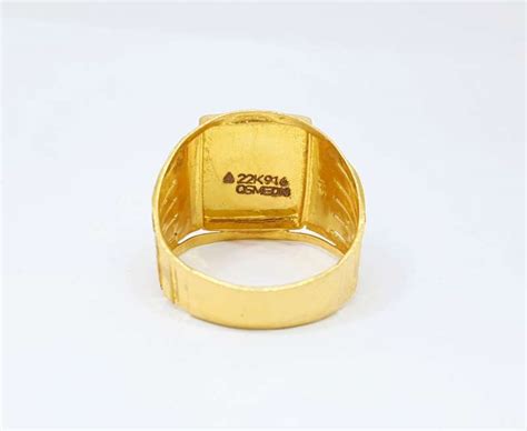 18kt Gold Ring Fabulous Design For Mens Welcome To Rani Alankar