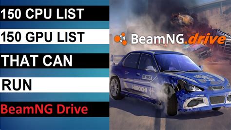 BeamNG PC Game Minimum Recommended System Requirements YouTube