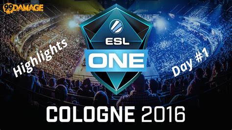 Esl One Cologne Highlights Day Youtube