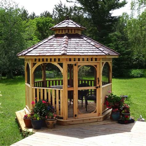 10′ Bayside Gazebo with Screen Kit | Outdoor Living Today