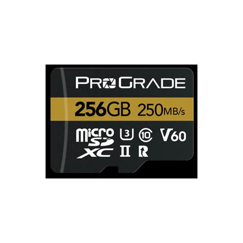 Thẻ nhớ ProGrade Digital microSDXC UHS II V60 256GB