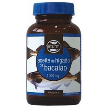 Aceite De Higado De Bacalao Mg Caps Naturmil Boteprote