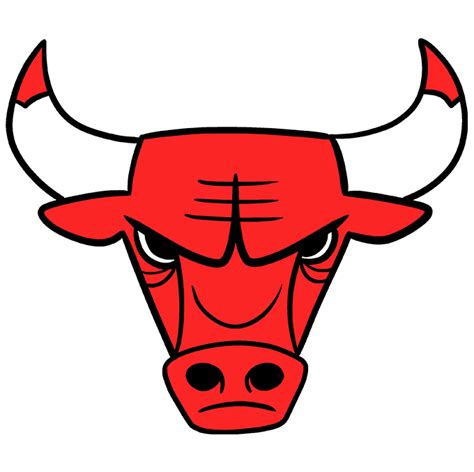 How To Draw The Bulls Logo