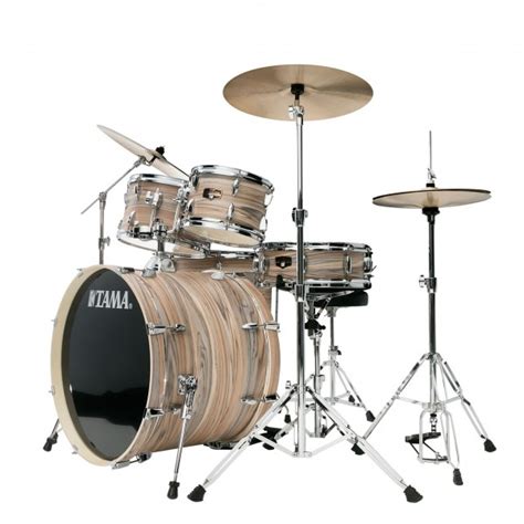 DISC Tama Imperialstar 22 5pc Drum Kit Natural Zebrawood At Gear4music