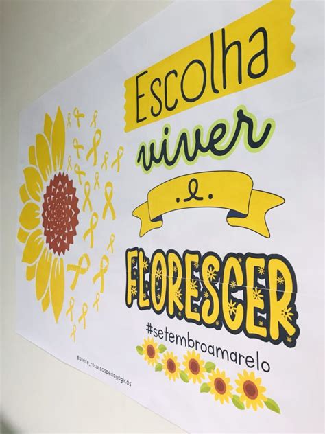 Mural Setembro Amarelo Ab C Recursos Pedag Gicos