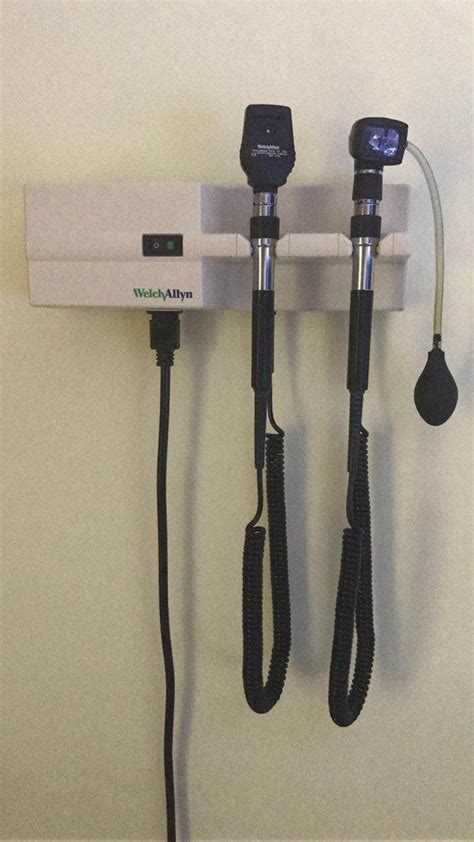 Welch Allyn Otoscope And Ophthalmoscope Wall Unit Apexx Medical Equipment