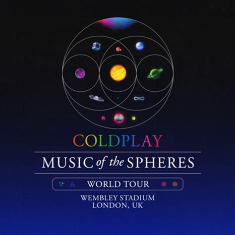 X Coldplay World Tour Club Wembley Rev Comps