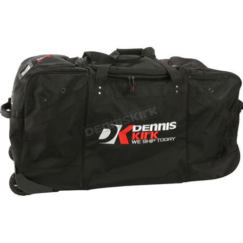 Dennis Kirk Inc Black Roller Gear Bag Dirt Bike Motorcycle Goldwing