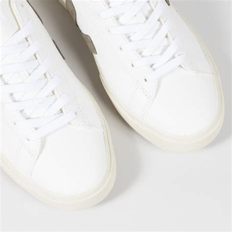 Veja Campo Chromefree Leather Extra White Khaki Cp B Consortium