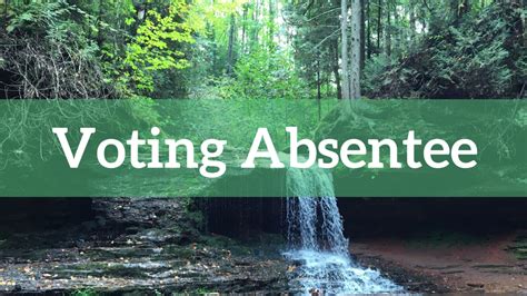 Key Information On Voting Absentee In Wisconsin River Alliance Of Wi