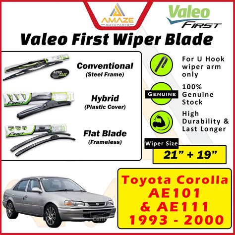 Valeo First Wiper Blade Conventional Hybrid Flat Blade For Toyota