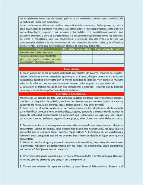 Unidad De Clase ECOSISTEMAS PDF