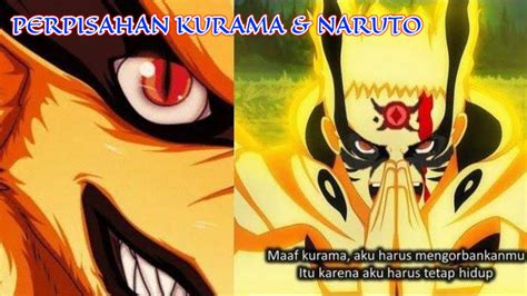 Manga Boruto Chapter 55 Perpisahan Kurama Dengan Naruto Youtube