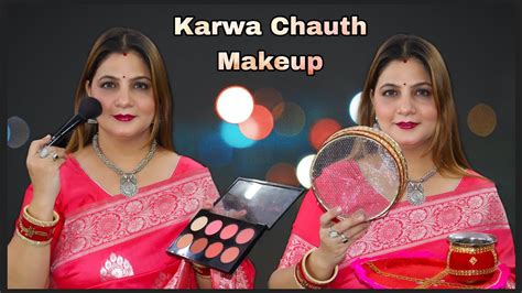 करवा चौथ मेकअप लुक Karwa Chauth Makeup Tutorial 2022 Traditional