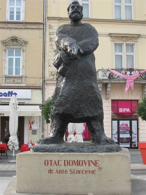 Monument Of Ante Star Evi A Croatian Philosopher