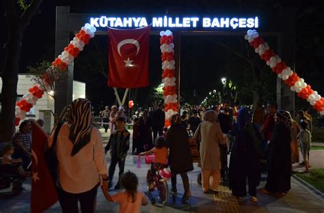 Kütahya da Millet Bahçesi Açıldı Haberler