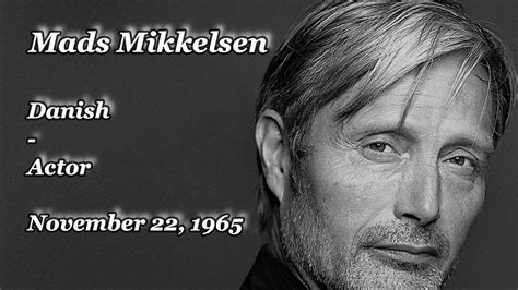 Mads Mikkelsen Quotes Madsmikkelsen Madsmikkelsenquotes Quotes Youtube