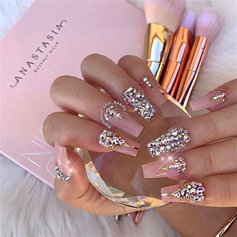 Diamond Nail Designs That Will Make You Feel Stylish And Luxurious