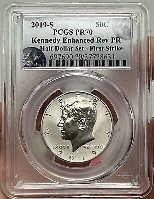 2019 S Kennedy Enhanced Reverse Proof From Half Dollar Set 50c PCGS PR