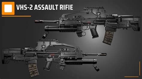 Artstation Vhs 2 Assault Rifle Game Assets