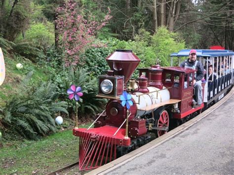 Easter Miniature Train Ride in Stanley Park, Vancouver, BC, Canada