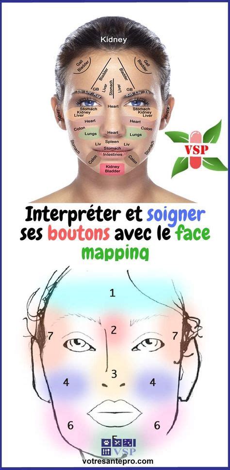 Interpréter Et Soigner Ses Boutons Avec Le Face Mapping Bouton Visage