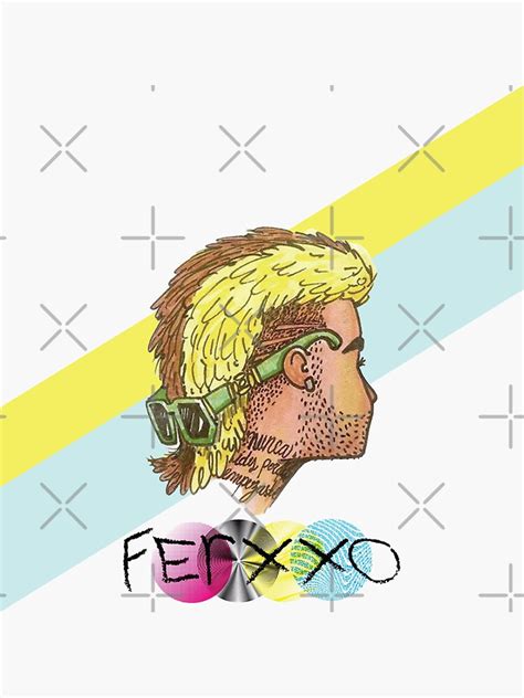 Feid The Ferxxo Illustration Sticker For Sale By Kevinprod Redbubble