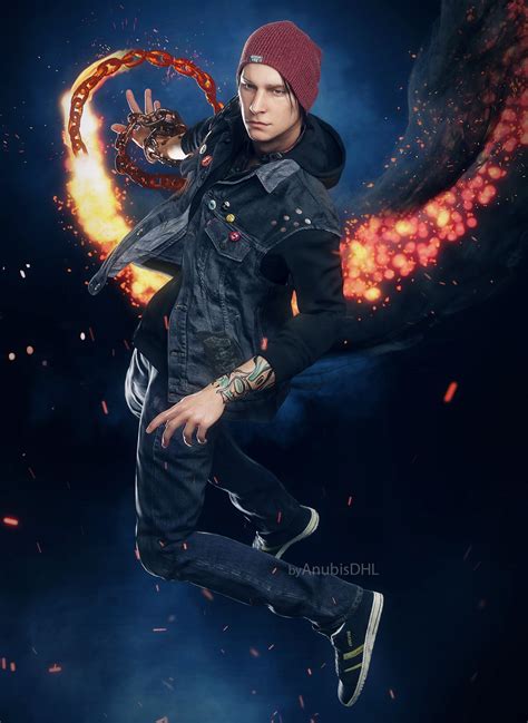 Delsin Rowe By Anubisdhl On Deviantart Infamous Second Son