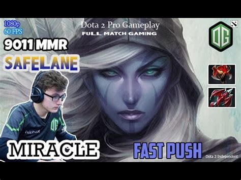 OG Miracle Play As Drow Ranger Dota 2 Pro Gameplay 1st Top