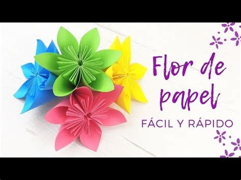 Descubre C Mo Hacer Una Hermosa Flor De Papel De Forma R Pida Y