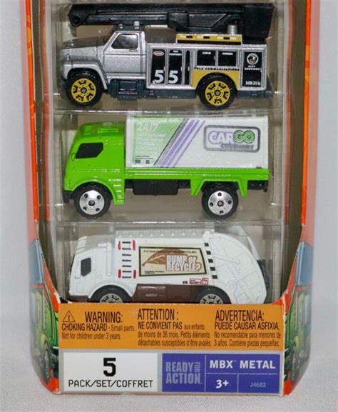 Matchbox MBX Metal Collection ~ City Services Vehicles ~ 5 Pack J4682
