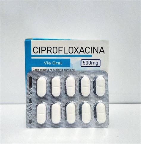 MEDICINA CIPROFLOXACINA 500MG BLISTER X 10TAB Sihay