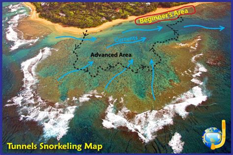 Snorkeling Tunnels Map Kauai Vacation, Hawaii Travel, Vacation Ideas ...