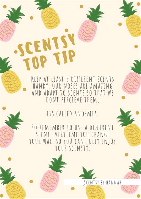 Scentsy Top Tips Scentsy Scentsy Bars Scentsy Consultant