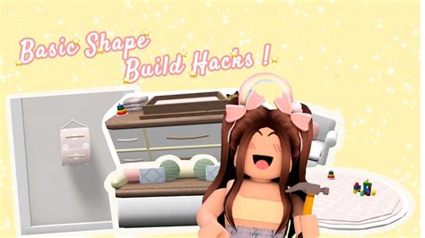 Basic Shape Build Hacks Bloxburg ⭐️ Voice Reveal Youtube