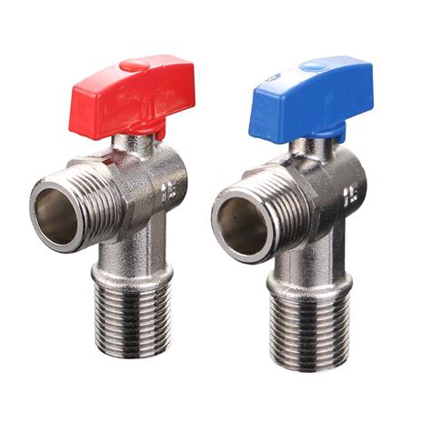 All Copper Large Flow Triangular Valve Cold And Hot Water Valve Switch Household Water Heater