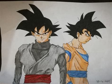 How To Draw Goku Vs Goku Black | Porn Sex Picture