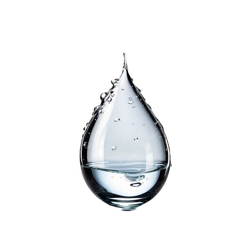 Gota De Agua Aislada Sobre Fondo Blanco Png Dibujos Gota De Agua