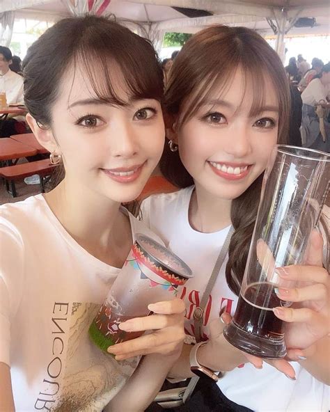 林紗久羅さんのインスタグラム写真 林紗久羅instagram「 あびたむ🥰🍺 次会える日が楽しみ ️