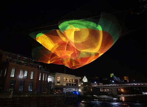 Earthtime 1.26 Durham, UK, 2015 — Janet Echelman