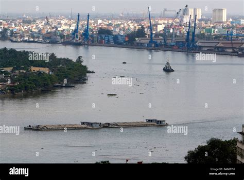 Saigon River Port In Ho Chi Minh City Vietnam Stock Photo Alamy