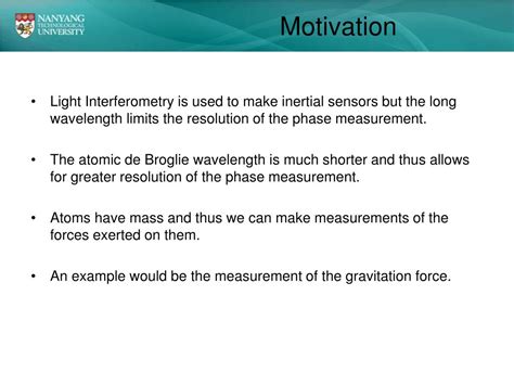 Ppt Laser System For Atom Interferometry Powerpoint Presentation