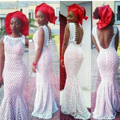 Creative Cord Lace Aso Ebi Styles For African Woman