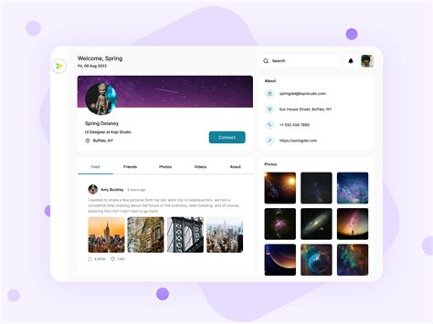 User Profile With Ui by Dinesh Kumar on Dribbble