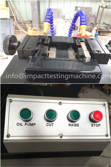 U V Impact Sample Manual Notch Broaching Machine