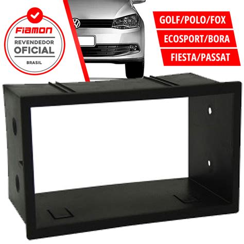 Moldura Din Mp Fiamon Para Polo Golf Fox Ecosport Fiesta Shopee Brasil