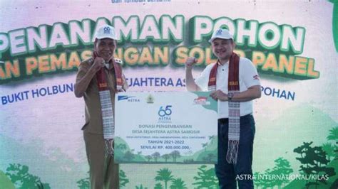 Peringati Hari Ulang Tahun Ke 65 Astra Tanam 65 000 Pohon Dan Pasang