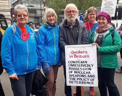 Protesting In Row Over Nuclear Ceremony Quakers In Britain