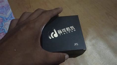 Yincrow X6 - Unboxing Earbud Bass Gede - YouTube