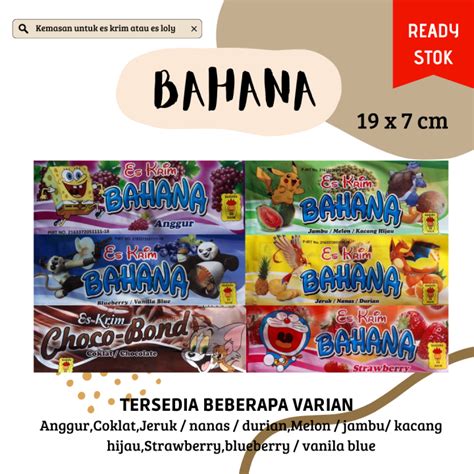 Plastik Kemasan Ice Cream Stick Jual Plastik Es Kiko Bahana